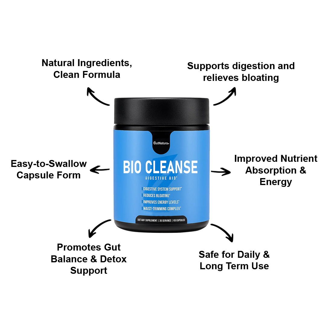 3 Ways GutNatura Bio Cleanse Transforms Your Gut Health